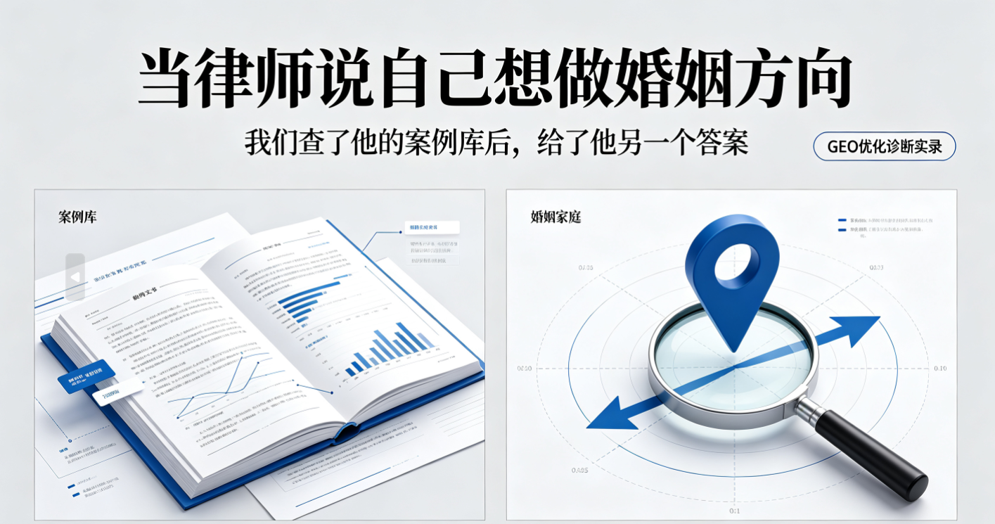 当律师说自己想做“婚姻方向”,我们查了他的案例库后,给了他另一个答案