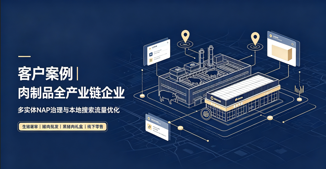GEO 优化案例｜全产业链肉制品企业多实体 NAP 治理与本地流量落地