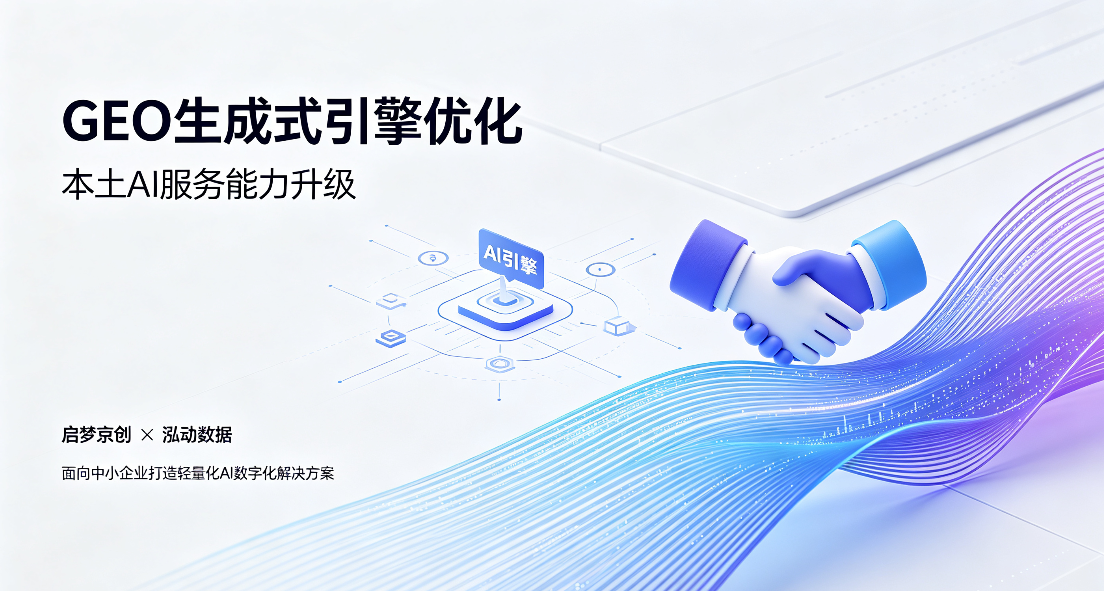# 聚力 AI 新流量赛道｜南京启梦京创与南京泓动数据达成战略合作，共筑 GEO 服务新生态