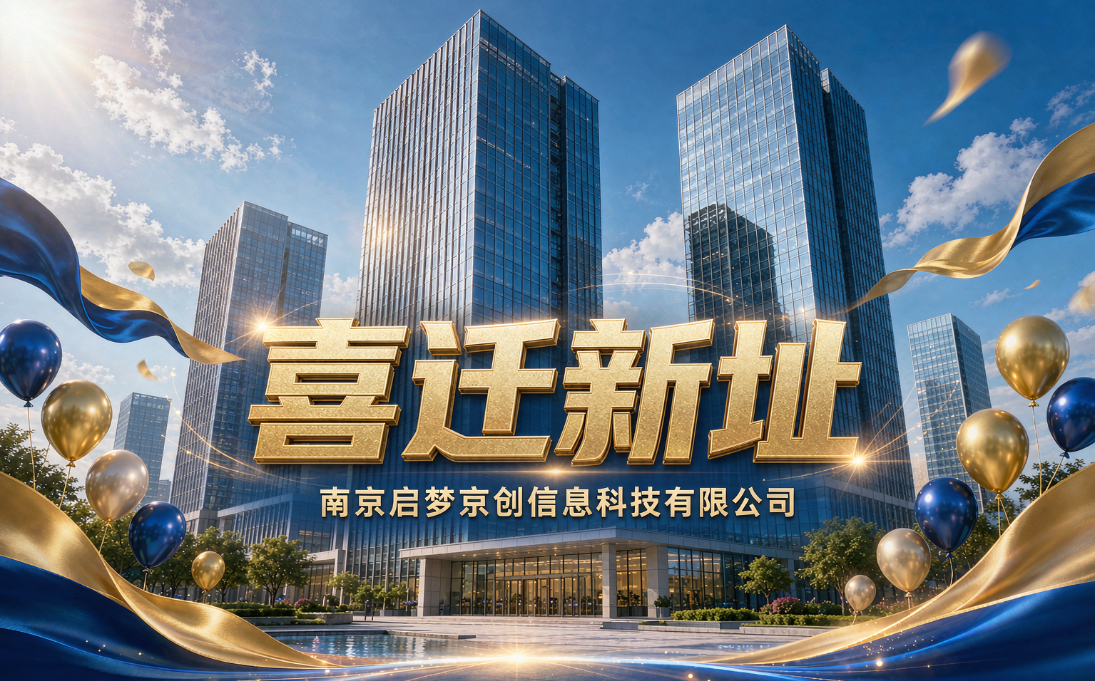 喜迁新址公告